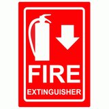 Fire extinguisher signs