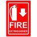 Fire extinguisher signs